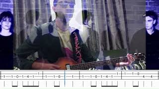 Elastica  Connection Bass cover with Tabs [upl. by Alroi]