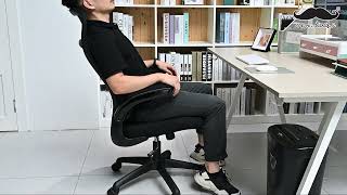 Moustache High Back Ergonomic Office Chair with Flipup Armrests [upl. by Tila]