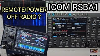 ICOM RSBA1 SOFTWARE  POWER OFF RADIO [upl. by Nylazor]