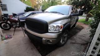 Dodge Ram Aftermarket Grill And Install  Project Asian Redneck Ram 4 [upl. by Nnyla]