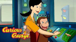 George Drives a Train 🐵 Curious George 🐵 Kids Cartoon 🐵 Kids Movies [upl. by Domash]