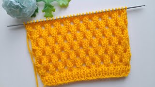 Easy And Beautiful Knitting Pattern [upl. by Marrin719]