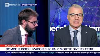 Filippo Scerra ospite a quotSpecchio dei Tempiquot Rainews24 05112024 [upl. by Kcirdnekal]