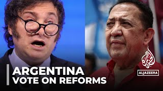 No obstacle to Argentina mega reform bill in Congress government says [upl. by Ynnavoig405]