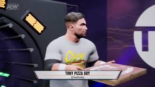 Andrade El Idolo vs Tony The Pizza Guy [upl. by Aralc]