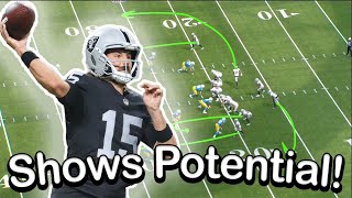 Film Study Gardner Minshew Gives Hope For The Raiders [upl. by Hound279]