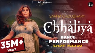 Chhaliya  Sapna Choudhary Dance Performance  New Haryanvi Songs Haryanavi 2024 [upl. by Wystand]