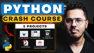 Python Crash Course in Hindi  5 Python Projects  Complete Python Tutorial [upl. by Gusba]