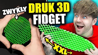 Zrobiłem FIDGET GADŻETY na DRUKARCE 3D Flexi XXL [upl. by Amy288]