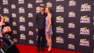 Bridgit Mendler amp Shane Harper Red Carpet MTV Movie Awards [upl. by Ferullo]