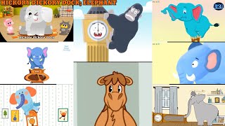 HICKORY DICKORY DOCK  PARTY FX  GORILLA VS CAMEL  SURROUNDED OF 4 ELEPHANT  EFFECTS TUTORIAL [upl. by Daly]