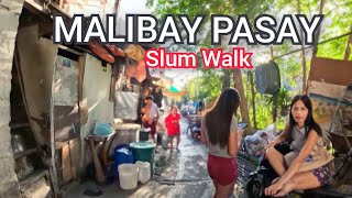 Exploring The Largest SLUM in Malibay Pasay City Philippines [upl. by Enamrej518]