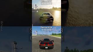 The Crew 2  Bugatti Chiron 2017 vs McLaren Senna 2018 Drag Race Stock [upl. by Ilse]