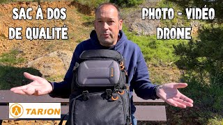 TEST PRODUIT  Votre matériel photo vidéo drone est en sécurité  Sac à dos de qualité TARION PBL [upl. by Lledniuq]