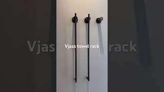 Concealed vertical towel rail intelligent timing bathroomaccessories bathroomfurniture towelrack [upl. by Adnil]