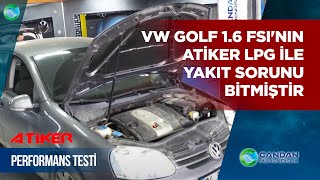 VW GOLF 16 FSInin Atiker LPG ile Yakıt Sorunu Bitmiştir  Karma LPG Sistemi Nedir [upl. by Tnarg]