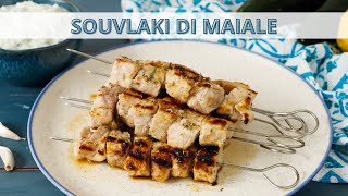 Souvlaki di maiale  Ricetta Tradizionale  Chef Deg [upl. by Rica98]