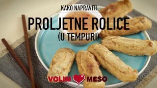 Proljetne rolice u tempuri [upl. by Alma]