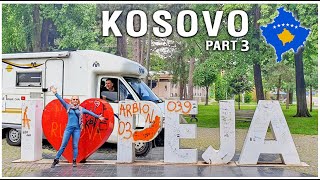 S23EP18  KOSOVO Peja  Tourist Capital of KOSOVO Western Balkans by Motorhome [upl. by Nylidnam]