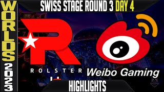 KT vs WBG Highlights  Worlds 2023 Swiss Stage Day 4 Round 3  KT Rolster vs Weibo Gaming [upl. by Frierson]