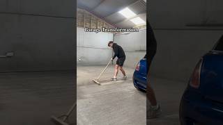 Garage Transformation with Modular Flooring  Satisfying Installation 🌟😁 [upl. by Farley]