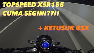 TOP SPEED YAMAHA XSR 155 [upl. by Ataeb]