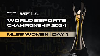 🔴 LIVE  IESF WEC 2024  MLBB WOMEN DAY 1  Bahasa Indonesia [upl. by Ray20]