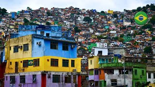 FLYING OVER THE LARGEST FAVELA IN LATIN AMERICA WITH A DRONE brazil slum rocinha [upl. by Dionis]