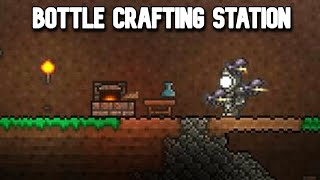 How to Make a Bottle Crafting Station in Terraria Quick Tutorial [upl. by Rosmarin]