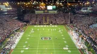 2011 South Carolina Gamecocks vs Clemson Tigers Team Entrances [upl. by Sairtemed]