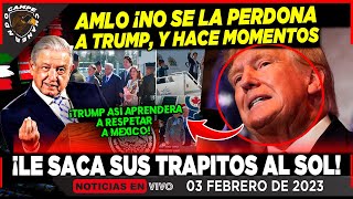 AMLO ¡NO SE LA PERDONA A TRUMP Y HOY FRENTE A LOS ALEMANES ¡SACÓ SUS TRAPITOS AL SOL [upl. by Konstantin496]