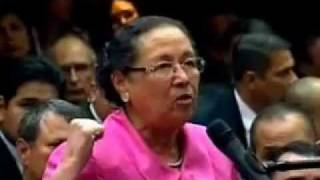 María León antigua guerrillera responde a María Corina Machado ante Hugo Chávez [upl. by Bluh]