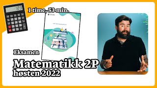 Matematikk 2Peksamen Høsten 2022 [upl. by Inar119]