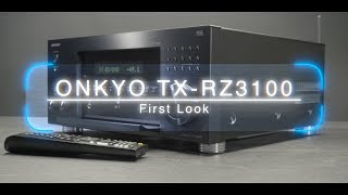 This is a first look at the flagship 112 AV Receiver from Onkyo TX RZ3100 [upl. by Jordans]