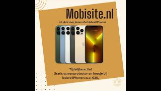 Mobisite – dé plek voor jouw refurbished iPhones [upl. by Asilam]