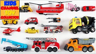 Learn About Fire amp Construction Vehicles for Kids [upl. by Rimhsak]