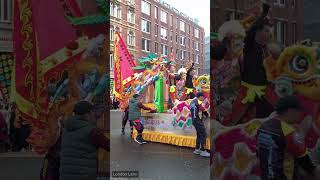 LONDONS CHINESE NEW YEAR 2024 CHINATOWN LONDON YEAR OF THE DRAGON 2024 4K HDR Shorts 16 [upl. by Turnbull]