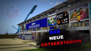 Updatevideo des Ostseestadions des FC Hansa Rostock  verbesserte Minecraft map [upl. by Jareen757]