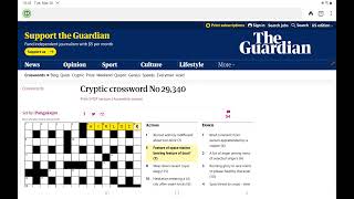 Guardian Cryptic Crossword Tuesday 26 March 2024 [upl. by Hausner]