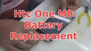 Htc One M8 Battery Replacement [upl. by Rossing749]