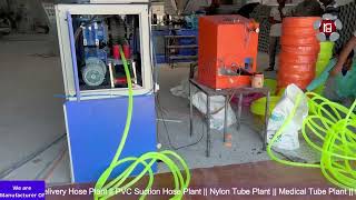 PVC Braided Garden Hose Pipe Making Machine By RD Engineering Works [upl. by Kila]