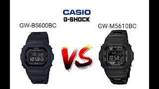 카시오 지샥 GWB5600BC VS GWM5610BC 비교 리뷰 ┃ CASIO GSHOCK GWB5600BC VS GWM5610BC COMPARISON REVIEW [upl. by Eiramadnil145]