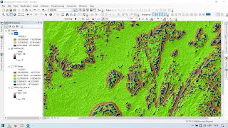 Topographic Position Index TPI in ArcGIS  Terrain Classification [upl. by Jabin]