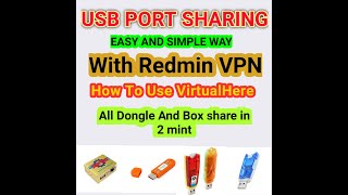 How To Share Box With Clients Use VirtualHERE usb port sharing Fully Explained Easy way To Share USB [upl. by Aynotahs145]