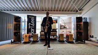 Munich High End 2024  Live Saxophone by Jérôme Sabbagh at Dartzeel  Recorded [upl. by Oiramad348]