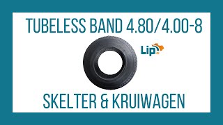 Tubeless skelterband kruiwagenband 480 400 8 [upl. by Drofnil]