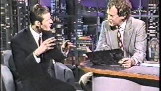 Crispin Glover on Letterman  3rd Appearance 1990  Good quality [upl. by Brody]