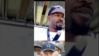 Jamie Foxx ends live after Jerry Jones talks about players meat size hollywooddallascowboys [upl. by Spatz932]