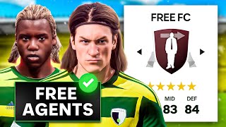 I Created FREE AGENTS FC amp Dominated World Football 😍 [upl. by Fidela326]