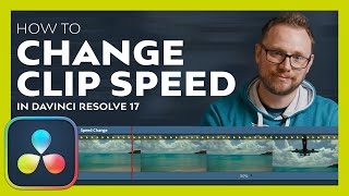 How to Change Clip Speed in DaVinci Resolve 17  Constant Speed Change [upl. by Lrac]